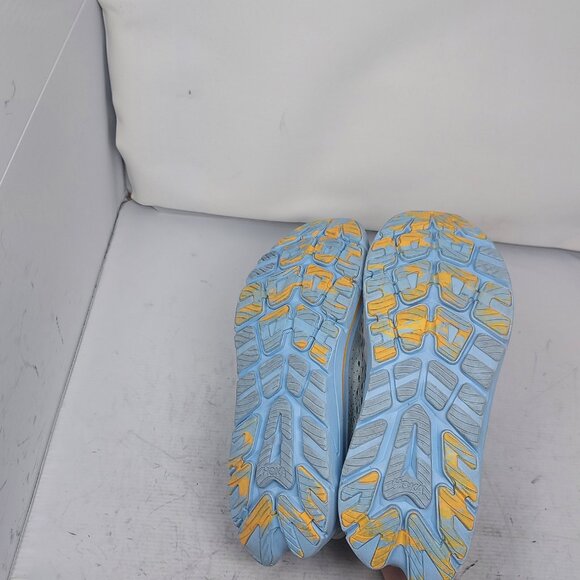 HOKA ONE ONE Blue Yellow Mens Kawana Sneaker - Picture 2 of 10